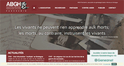 Desktop Screenshot of geneabretagne.org