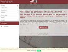Tablet Screenshot of geneabretagne.org